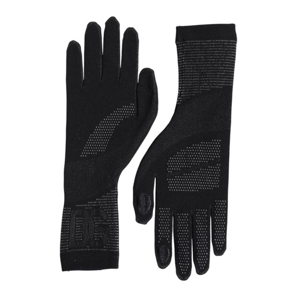 Dolce & Gabbana Black DG Logo Cotton Hands Mitten Men Men's Gloves